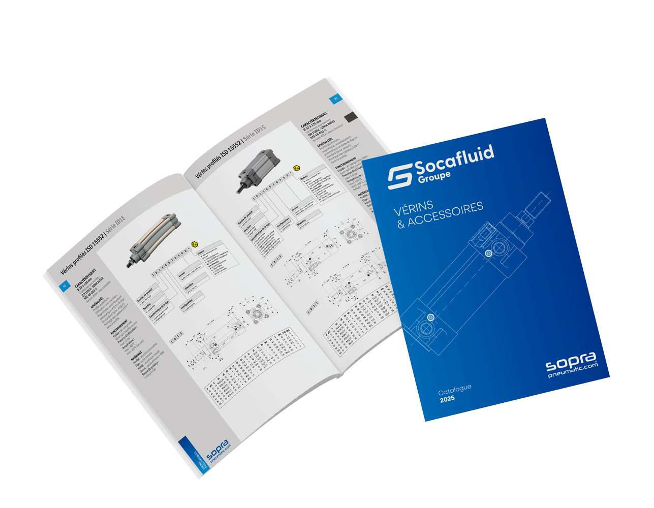 Intérieur catalogue vérins Sopra
