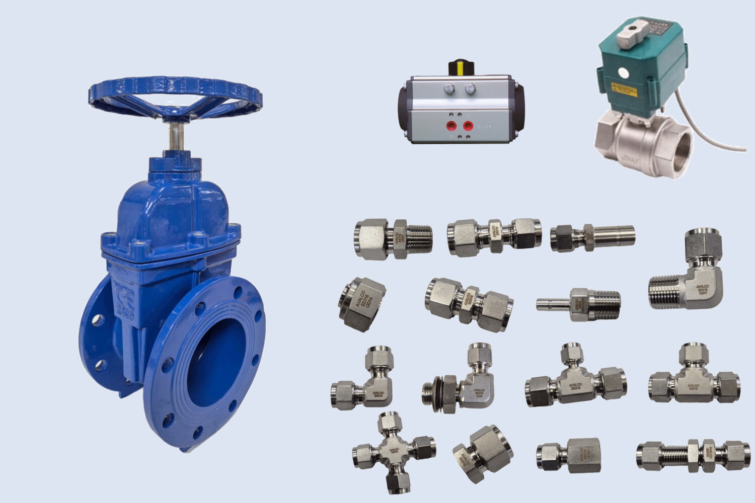 Gamme robinetterie et raccords double bague