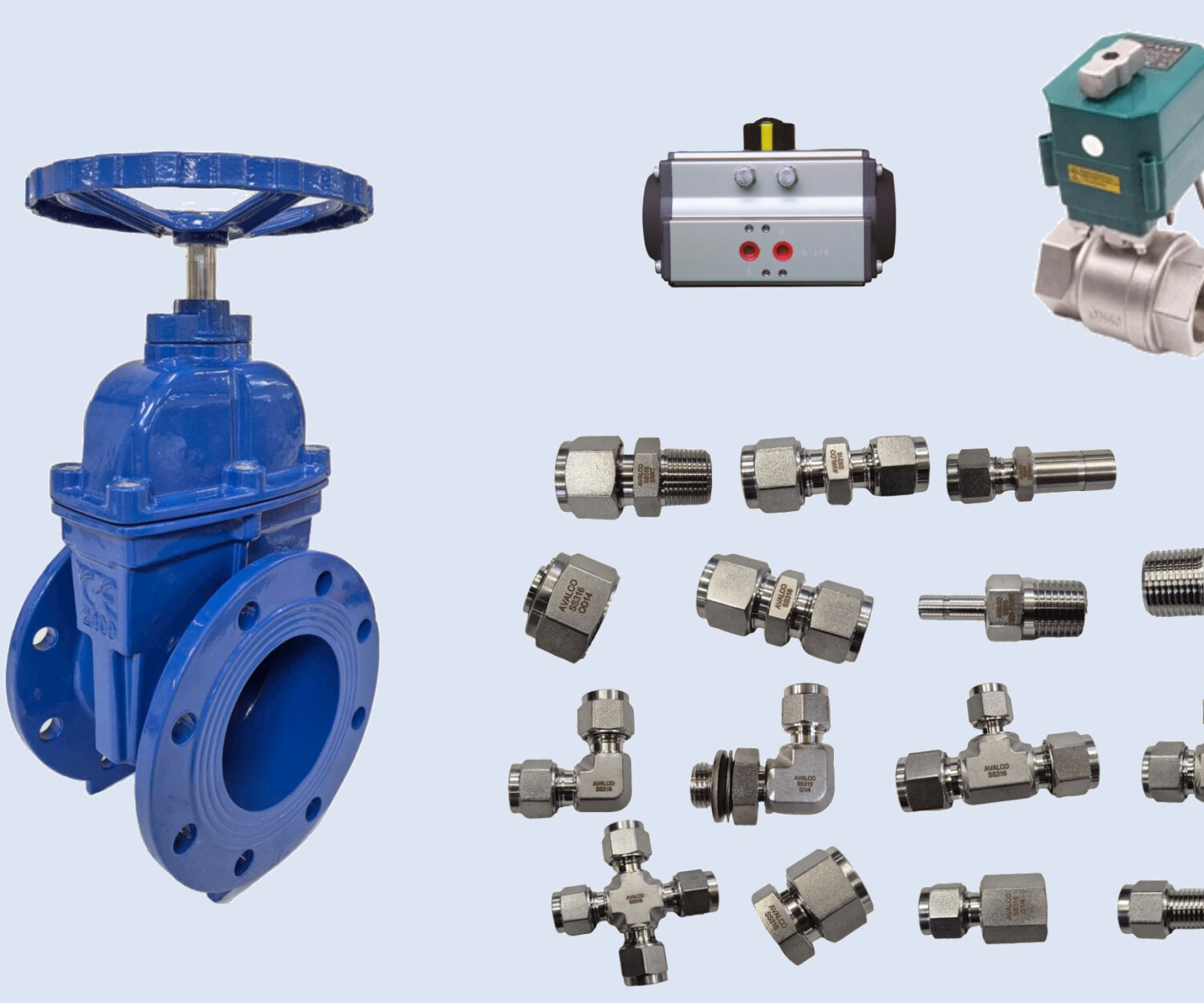 Gamme robinetterie et raccords double bague