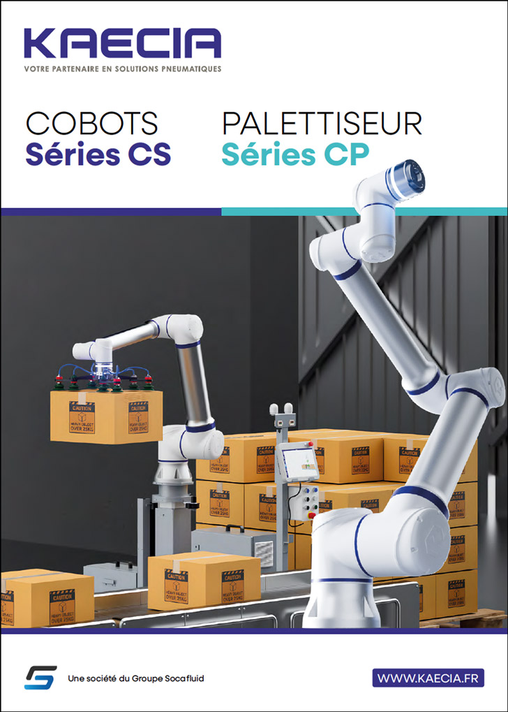 vignette de la brochure de présentation Gamme robotique