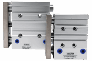 Vérin compact guidé