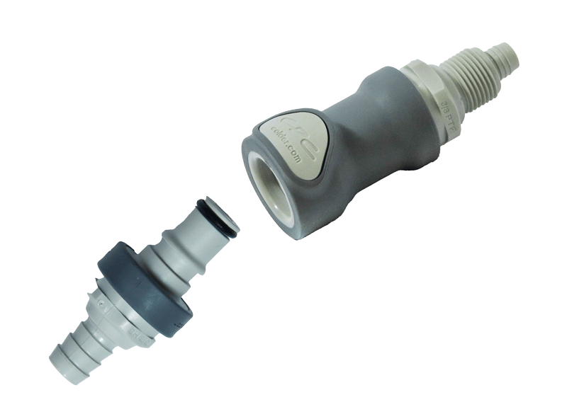 Coupleur CPC raccord rapide pour machines d'emballage