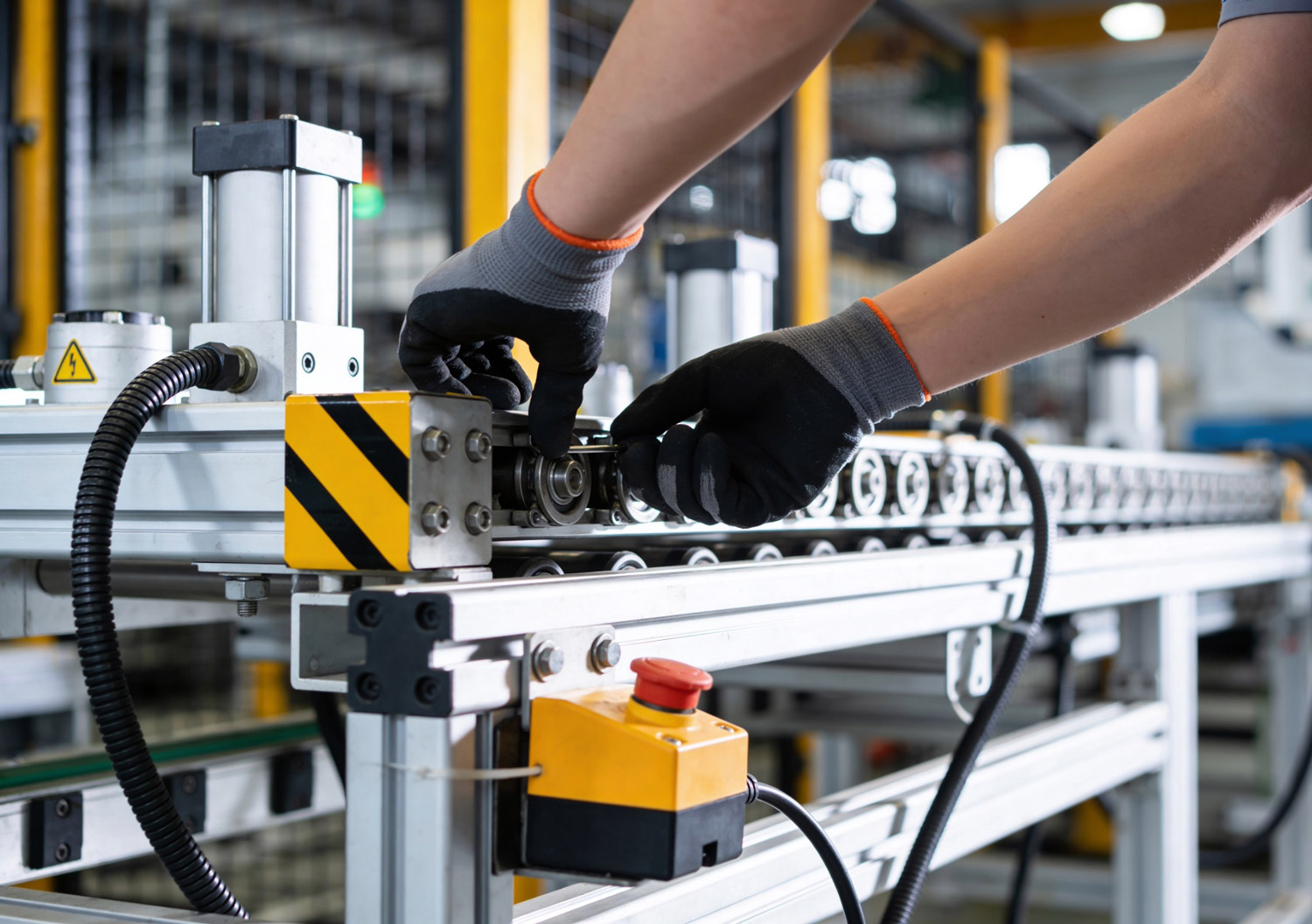 Maintenance sur machine industrielle